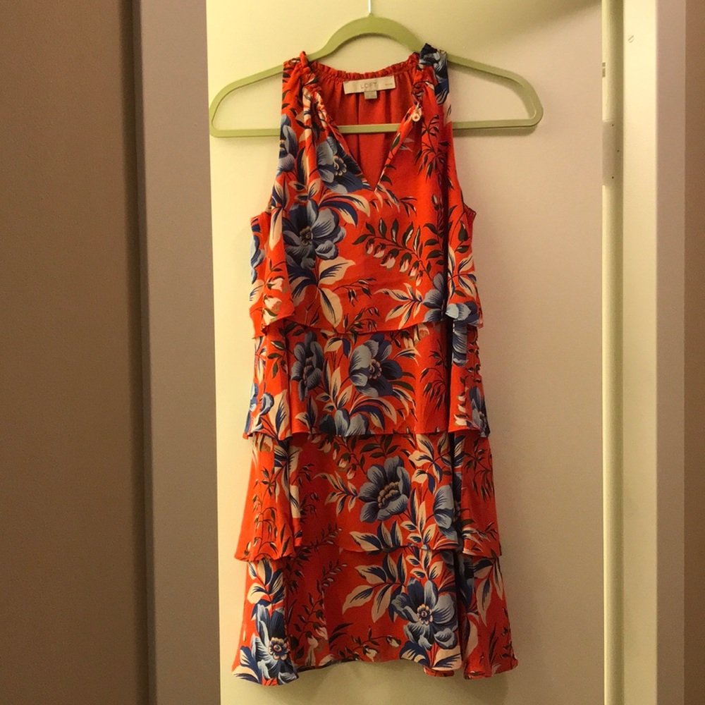 LOFT floral dress